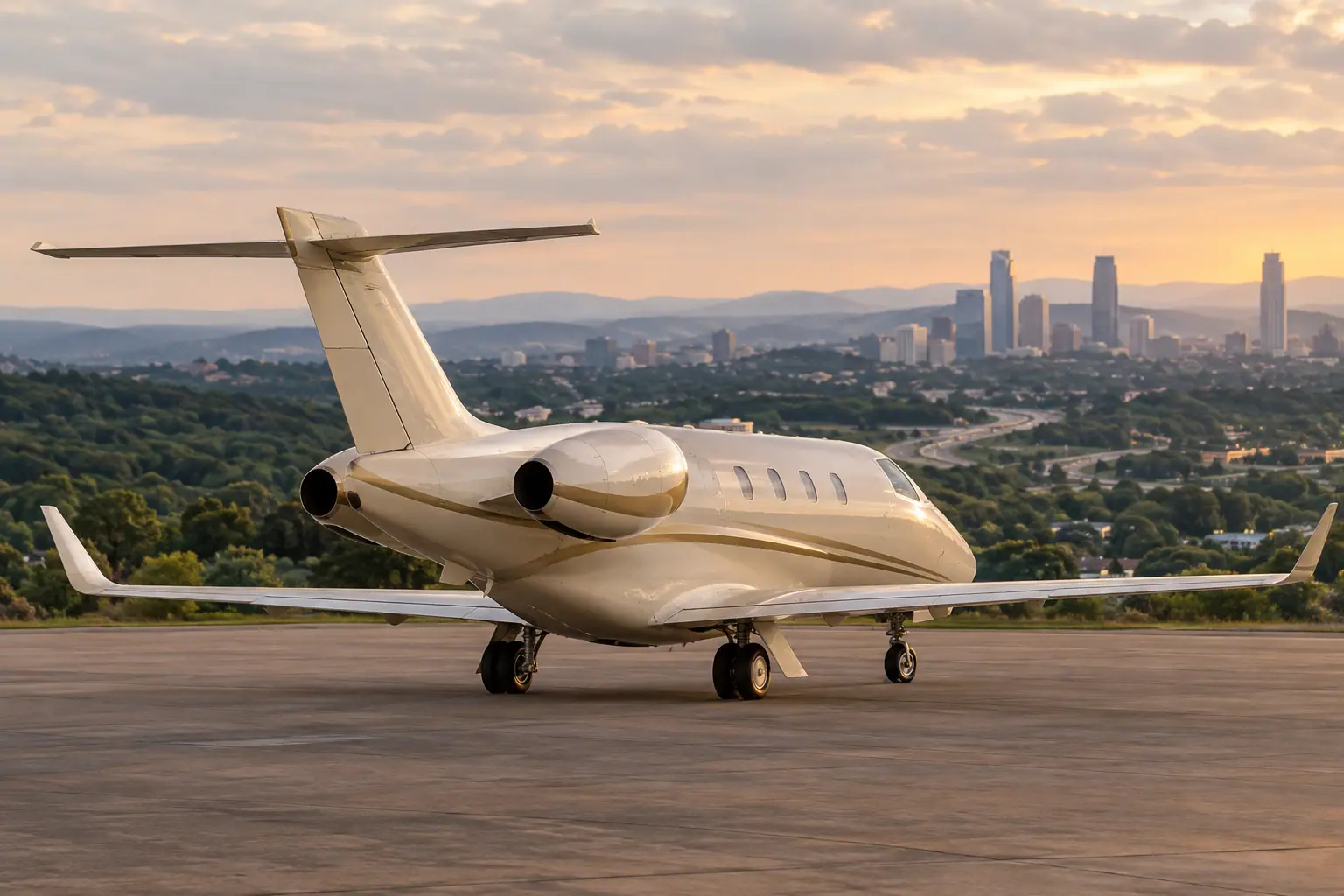 Private jet in Atlanta