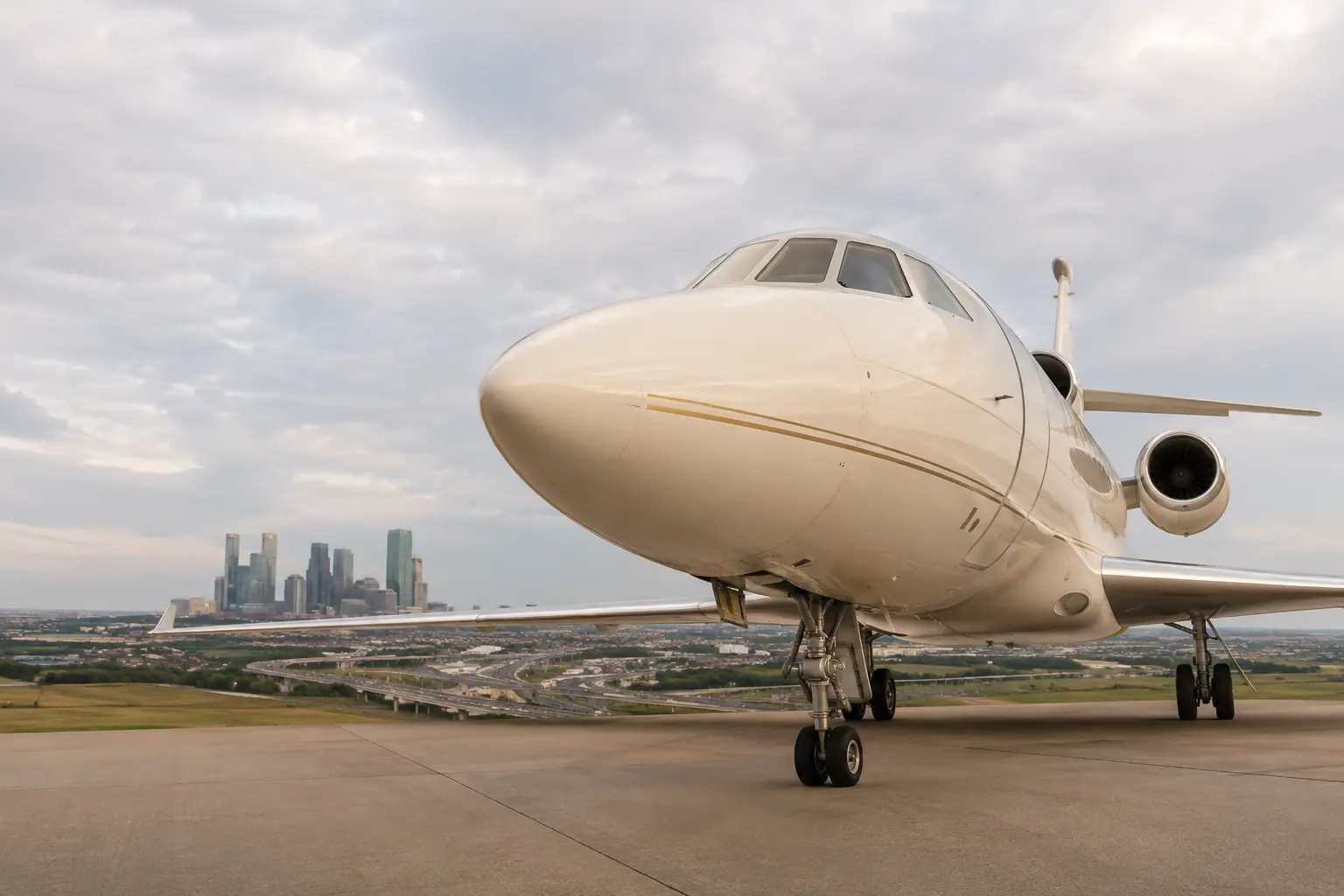 Private jet in Dallas